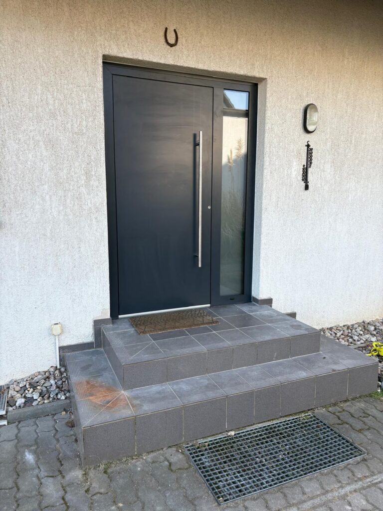 Aluminium Haustür