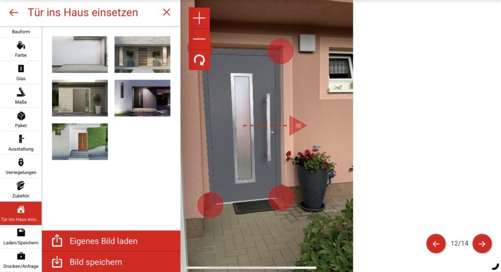 Haustür Konfiguration