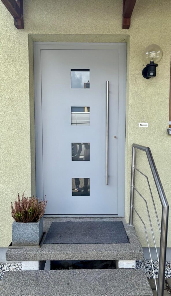 Aluminium Haustür, RC2, Sicherheitshaustür